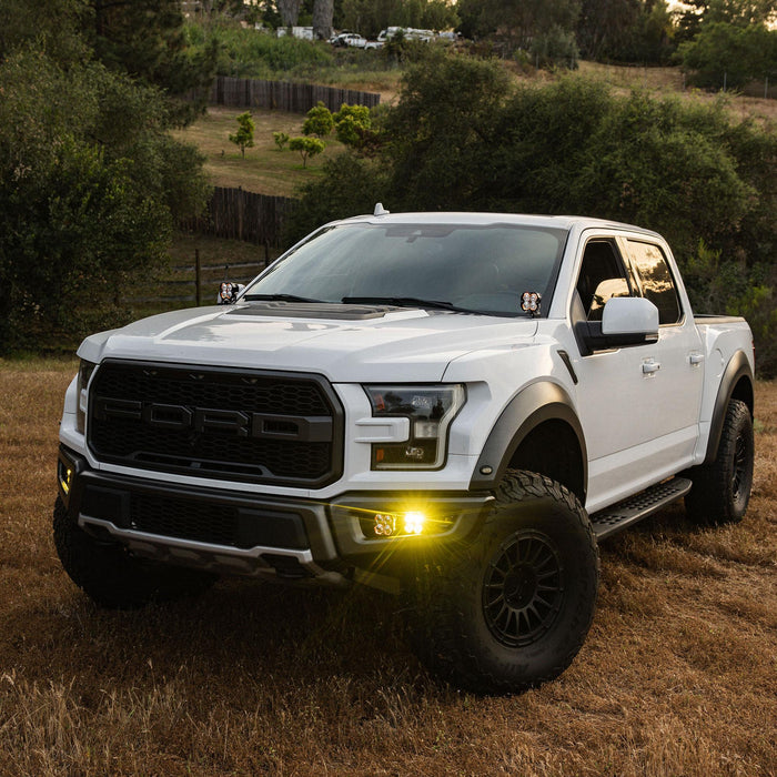 Baja Designs Squadron Pro 2.0 / S2 SAE "Pro" Fog Pocket Light Kit - 2017 - 2020 Ford F - 150 Raptor (Clear) - Recon Recovery