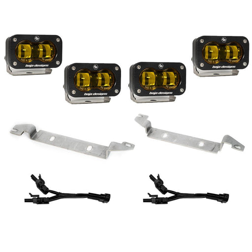Baja Designs S2 SAE OEM Fog Replacement Kit - 2022 - 2026 Toyota Tundra (Baja Amber) - Recon Recovery