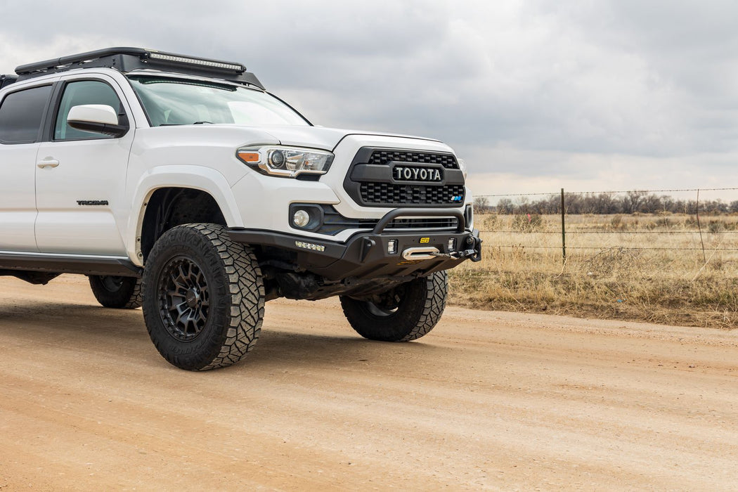 Smittybilt Hidden Winch Center Mount Front Bumper for 2016 - 2023 Toyota Tacoma - Recon Recovery