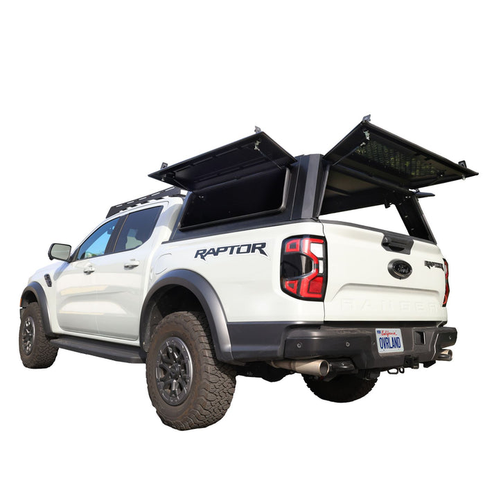 OVS Expedition Stainless Steel Truck Cap with Wing Doors For 2024-2025 Ford Ranger