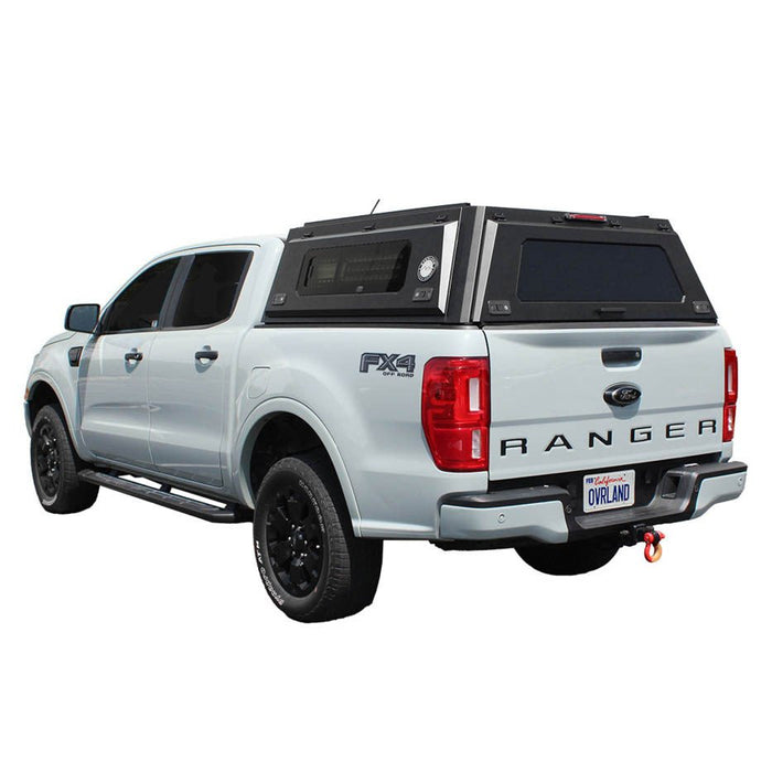 OVS Expedition PRO+ Stainless Steel Truck Cap with Full Windows for 2019-2023 Ford Ranger - Recon Recovery