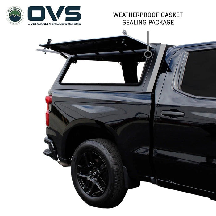 OVS Expedition Stainless Steel Truck Cap with Wing Doors For 2019-2027 Silverado & Sierra 1500 (5.8') - Recon Recovery