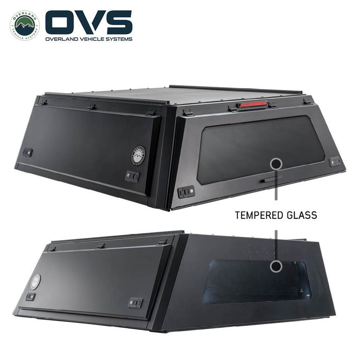 OVS Expedition Stainless Steel Truck Cap – Full Wing Doors for 2024–2026 Tacoma 6ft Bed - Recon Recovery
