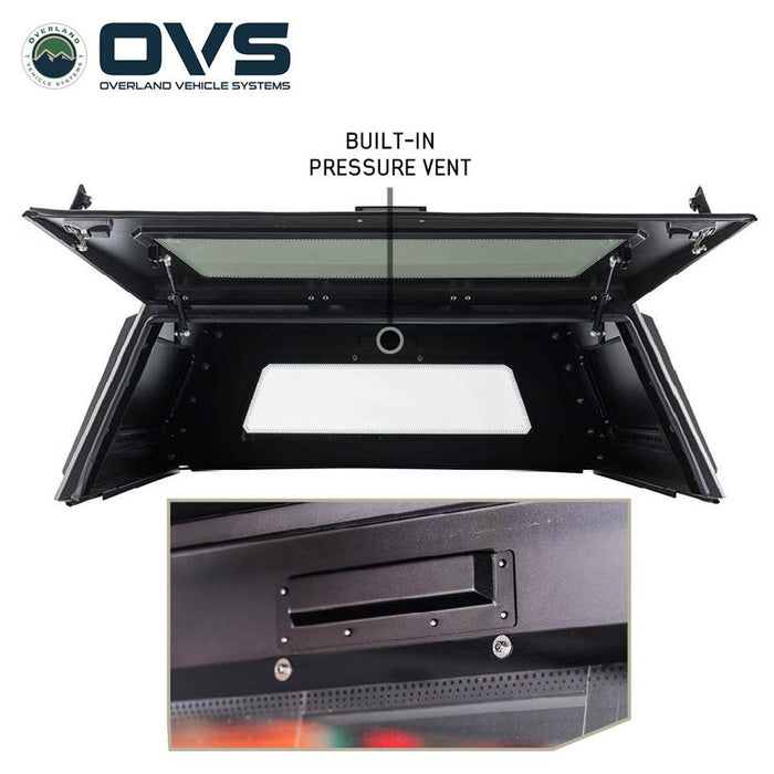 OVS Expedition Stainless Steel Truck Cap – Full Wing Doors for 2024–2026 Tacoma 6ft Bed - Recon Recovery