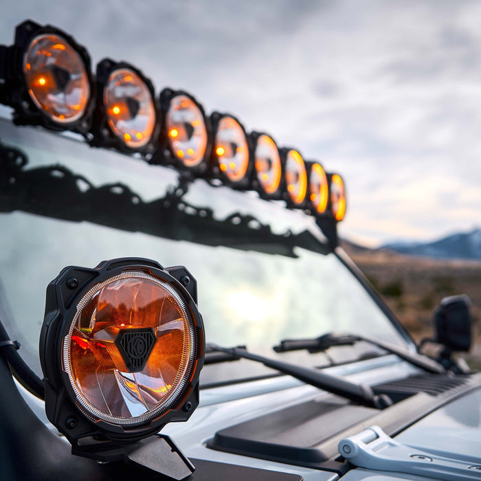 KC HiLites Gravity Titan 6" LED - Single Light - Wide - 40 Beam - Recon Recovery