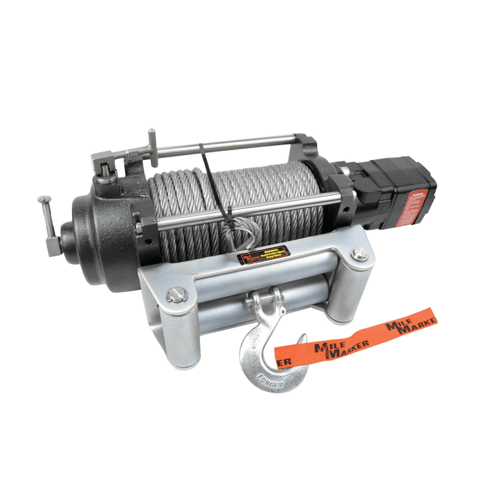 Mile Marker 12000 lb Hydraulic Winch - Recon Recovery