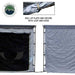 Overland Vehicle Systems Nomadic 2.5 Awning Room Enclosure - Recon Recovery - Recon Recovery