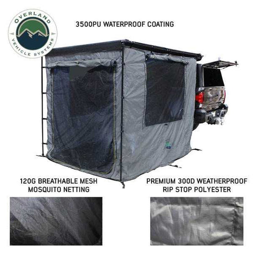 Overland Vehicle Systems Nomadic 2.5 Awning Room Enclosure - Recon Recovery - Recon Recovery