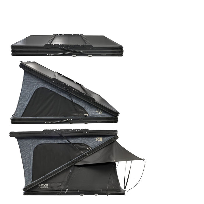 OVS XD K2 Pop Up Roof Top Tent | 4 Season Hard Shell Clamshell RTT - Recon Recovery