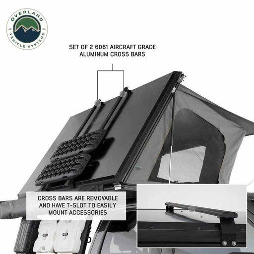 OVS Sidewinder Aluminum Hard Shell Overlanding Rooftop Tent + Crossbars - Recon Recovery - Recon Recovery