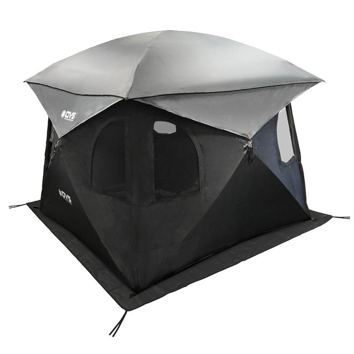 OVS Hub Centric Ground Tent | Base Camp Tent – Quick Setup, 4