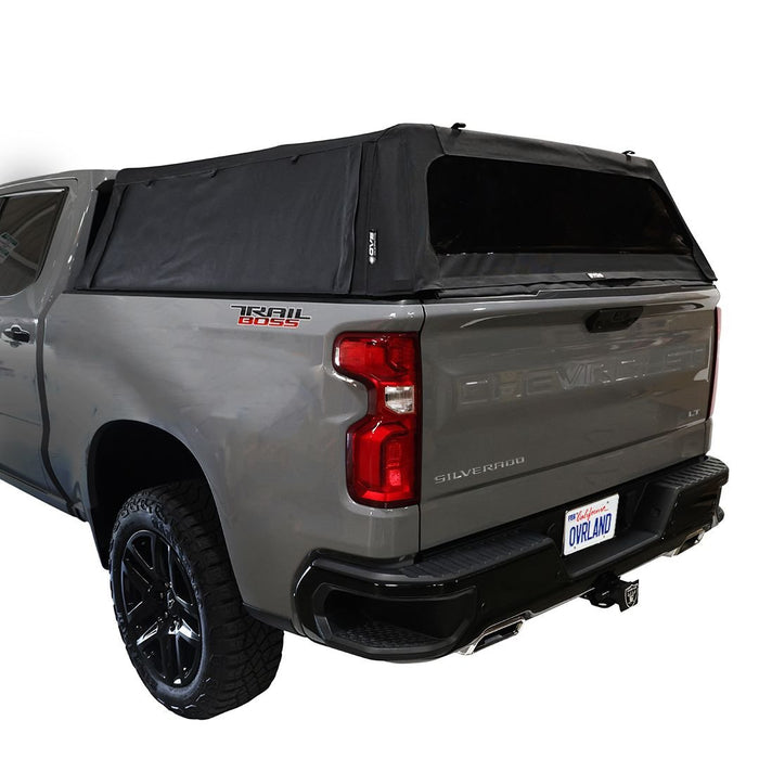 Explorer Soft Shell Bed Topper 2019 - 2026 Silverado Sierra 1500 5.8' Bed | OVS Black Diamond - Recon Recovery
