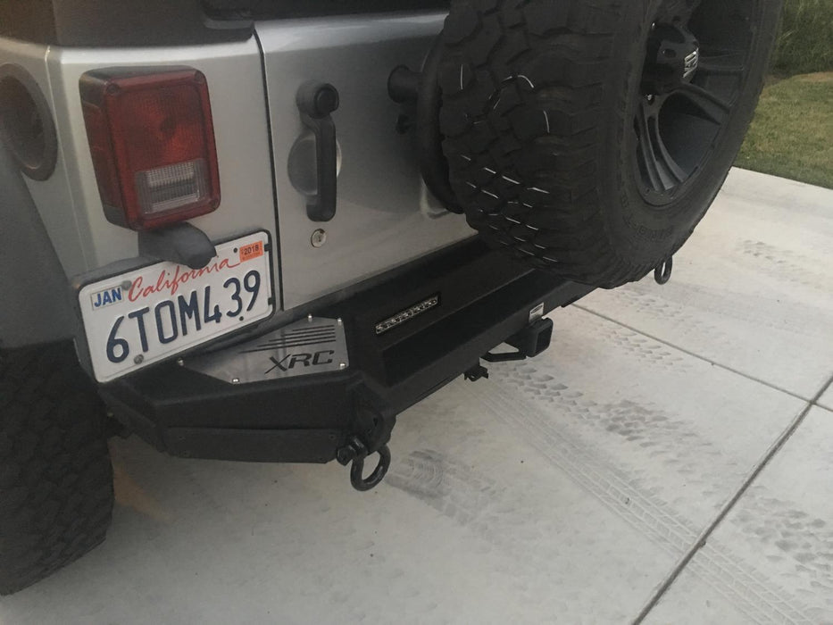 SmittyBilt XRC Gen2 Rear Bumper for 2007 - 2018 Jeep Wrangler JK - Recon Recovery - Recon Recovery