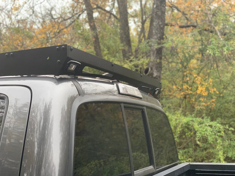 Low Profile Bolt On Premium Roof Rack With Light Guard For 2005 - 2023 Toyota Tacoma - Recon Recovery