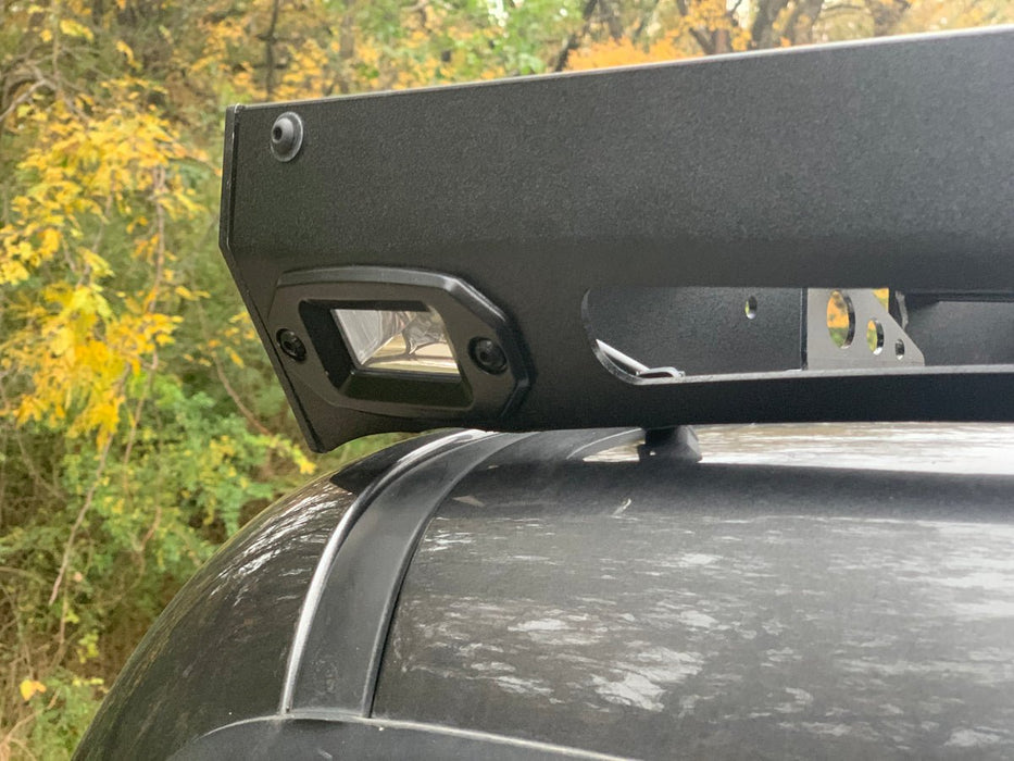 Low Profile Bolt On Premium Roof Rack With Light Guard For 2005 - 2023 Toyota Tacoma - Recon Recovery