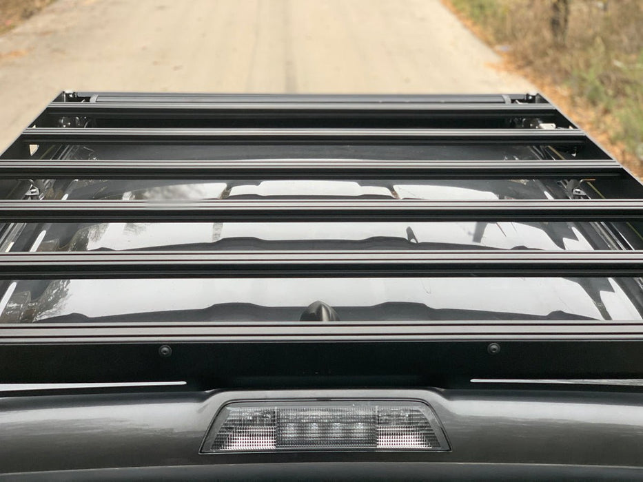 Low Profile Bolt On Premium Roof Rack With Light Guard For 2005 - 2023 Toyota Tacoma - Recon Recovery