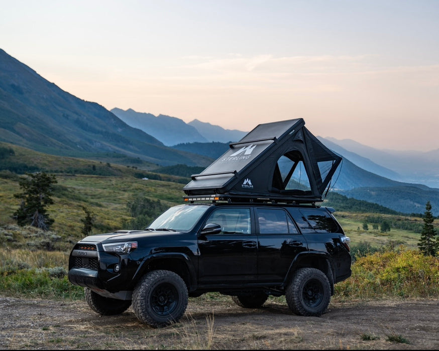 roof top tent lightweight Wasatch Lite Aluminum Hardshell Rooftop Tent 96 lb Ultra-Light 4-Season RTT — Recon Recovery