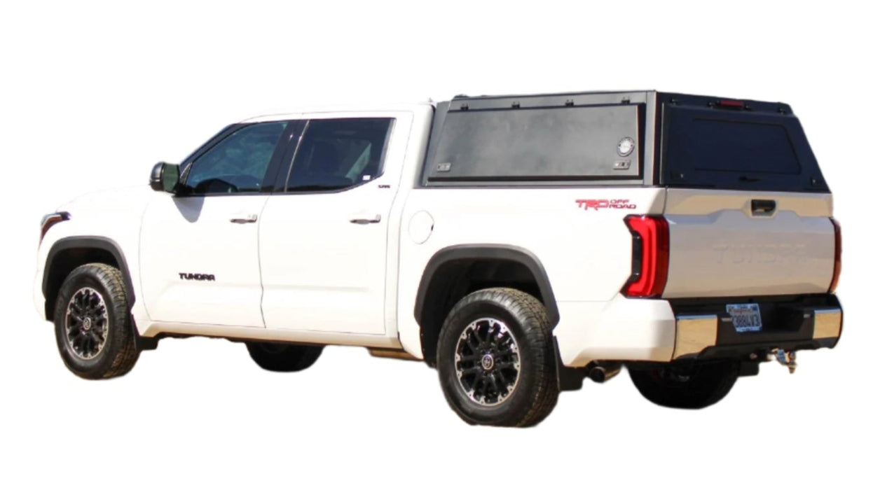 OVS Expedition Stainless Steel Truck Cap with Wing Doors For 2022 - 2026 Toyota Tundra 5.5ft Bed - Recon Recovery