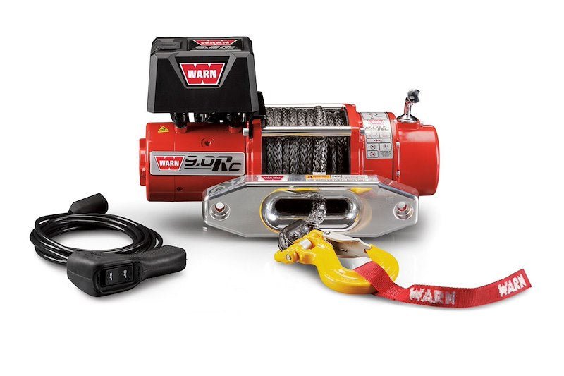 WARN 9.0Rc Winch – 9,000 lb Rock Crawling Synthetic Rope | Compact 54 lb - Recon Recovery