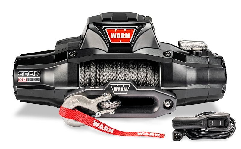 WARN ZEON XD 12 - S Winch – Fastest Line Speed | IP68K Waterproof Synthetic Rope - Recon Recovery