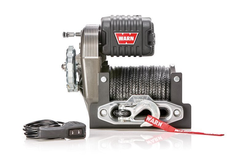 WARN M8274 - S Winch | 10,000 lb Upright Icon with 150ft Synthetic Rope & 6 HP Motor - Recon Recovery