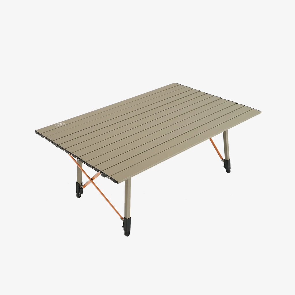 Inspired Overland Compact Camp Table – Adjustable Roll-Top Folding