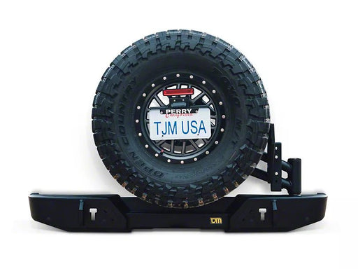 TJM USA High Clearance Rear Bumper With Tire Carrier for 2018-2025 Jeep Wrangler JL - Recon Recovery - Recon Recovery