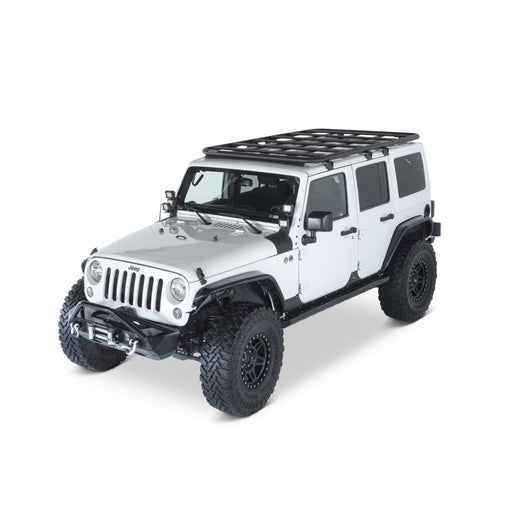 SmittyBilt Defender Series Roof Rack Platform Kit for 2007 - 2018 Jeep Wrangler JK (4 Door) - Recon Recovery