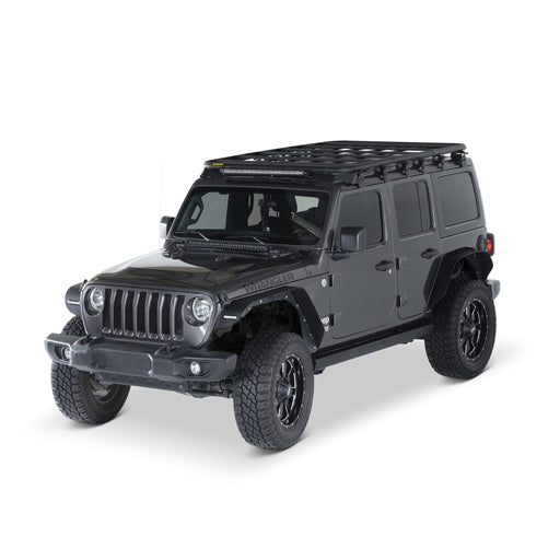 SmittyBilt Defender Series Roof Rack Platform Kit for 2018 - 2026 Jeep Wrangler JL (4 Door) - Recon Recovery