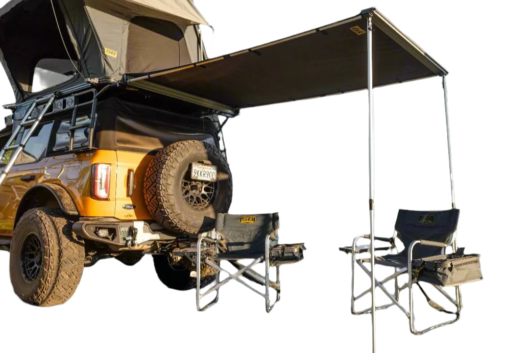Smittybilt Gen 2 Compact Rear or Side Awning 4.5'x 8' - Recon Recovery - Recon Recovery