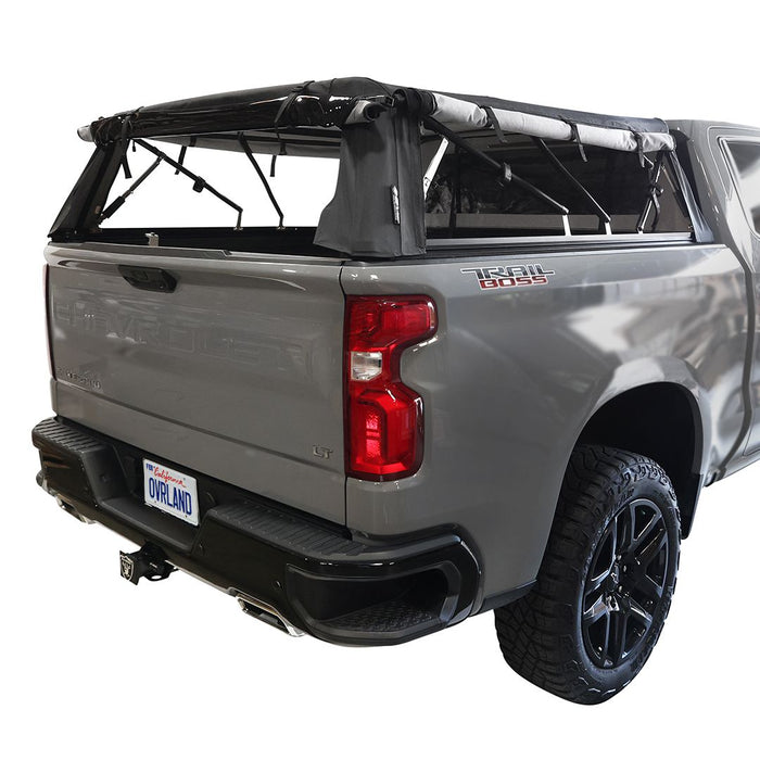 Explorer Soft Shell Bed Topper 2019 - 2026 Silverado Sierra 1500 5.8' Bed | OVS Black Diamond - Recon Recovery