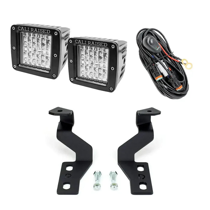 Low Profile Ditch Light Brackets Kit For 2003-2009 Toyota 4Runner - Recon Recovery