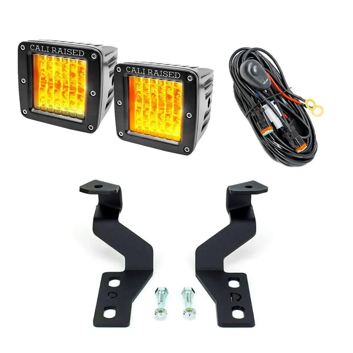 Low Profile Ditch Light Brackets Kit For 2003-2009 Toyota 4Runner - Recon Recovery