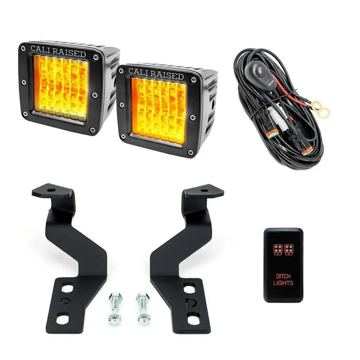 Low Profile Ditch Light Brackets Kit For 2003-2009 Toyota 4Runner - Recon Recovery