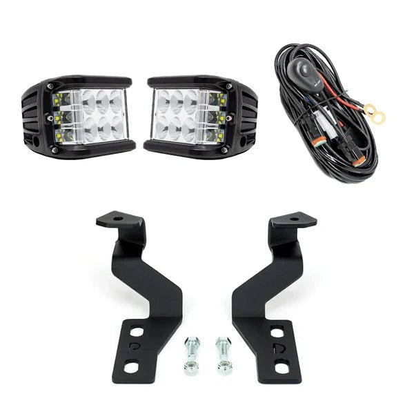 Low Profile Ditch Light Brackets Kit For 2003-2009 Toyota 4Runner - Recon Recovery