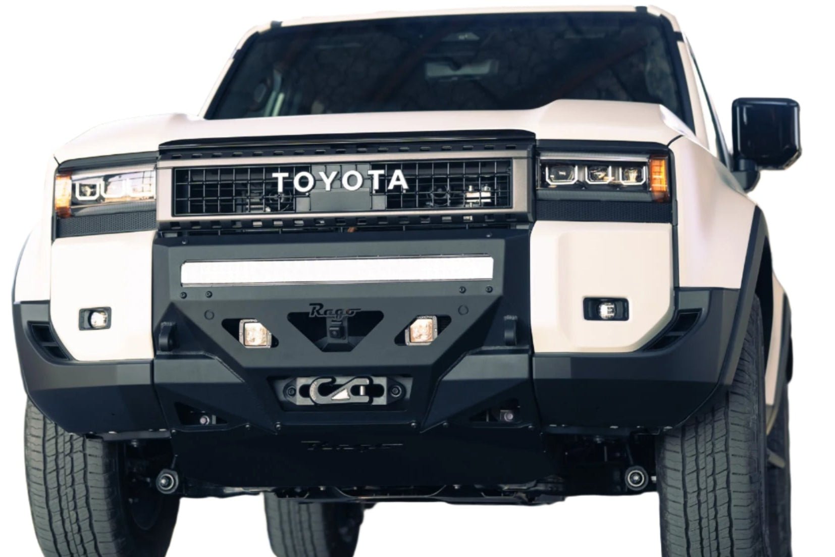 Rago Fabrication Center Mount Winch Bumper 24-26 Toyota Land
