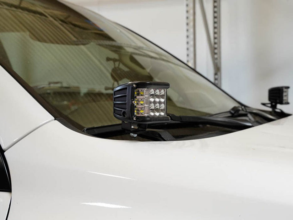 Low Profile LED Ditch Light Brackets Kit For 2010-2022 Lexus GX 460 - Recon Recovery
