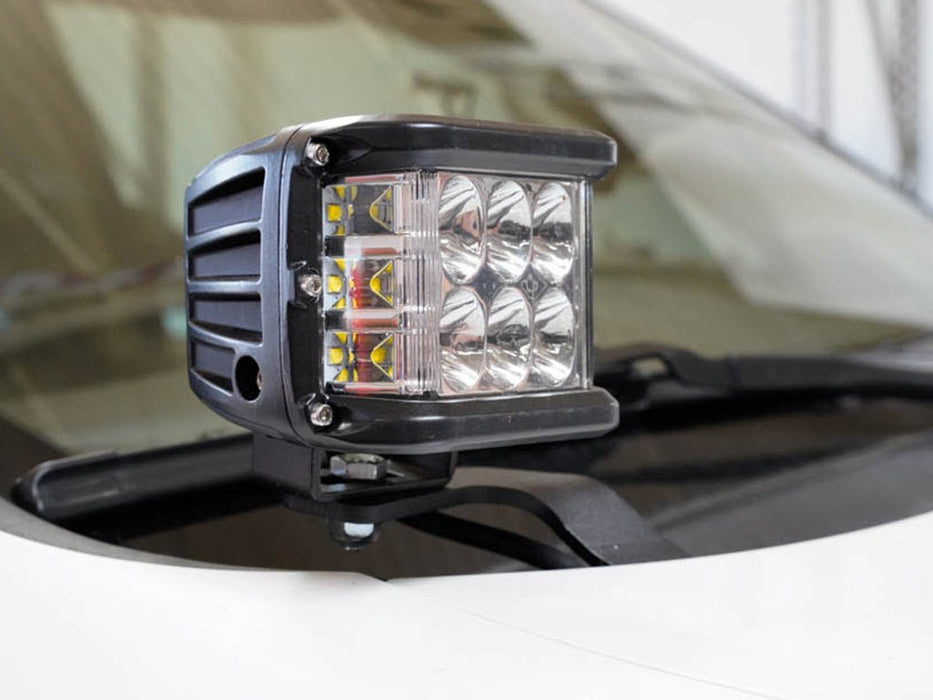 Low Profile LED Ditch Light Brackets Kit For 2010-2022 Lexus GX 460 - Recon Recovery