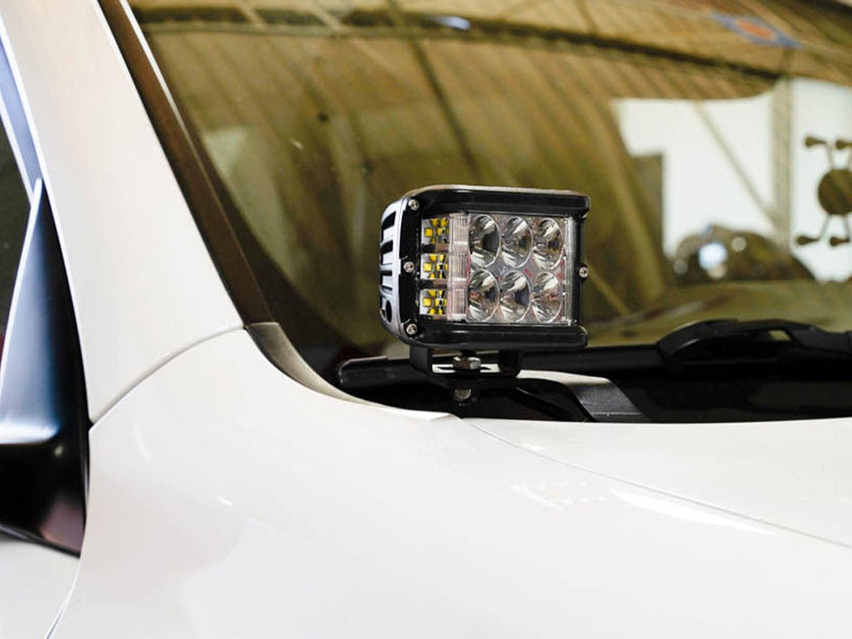 Low Profile LED Ditch Light Brackets Kit For 2010-2022 Lexus GX 460 - Recon Recovery