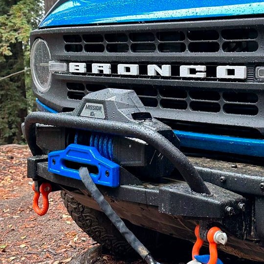 Mile Marker Mission Winch Series 10k - Covert Black - Recon Recovery