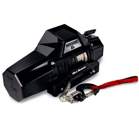 Mile Marker Mission Winch Series 10k - Covert Black - Recon Recovery