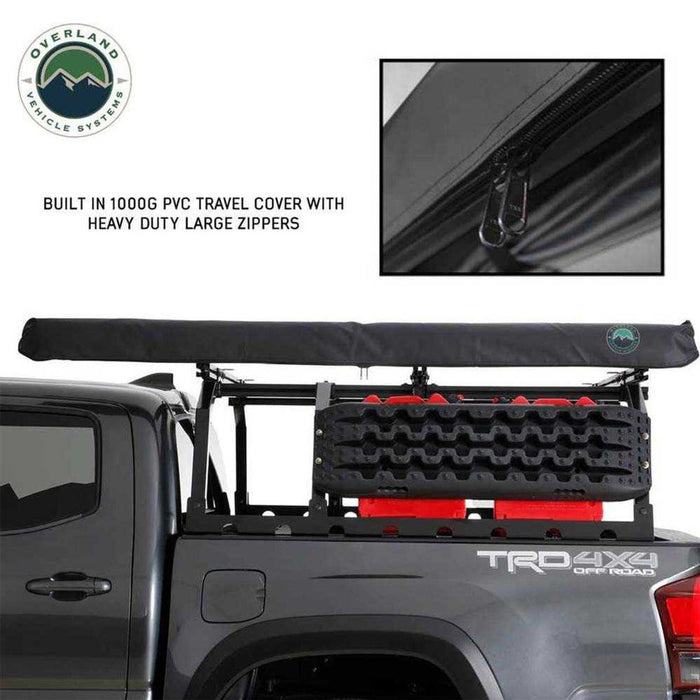 Overland Vehicle Systems Gray 8.0 ft. Awning with Universal Brackets - Recon Recovery - Recon Recovery