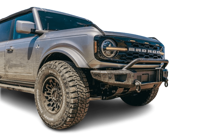 Body Armor 4x4 Odyssey 2in1 Style Front Bumper for 2021 - 2024 Ford Bronco - Bolt on - Recon Recovery