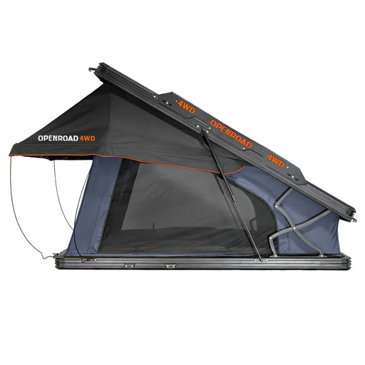 Openroad Aluminum Hard Shell X-Hinge Rooftop Tent with LED Lights - 4 Season - Recon Recovery