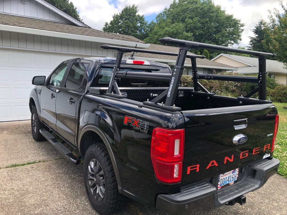 OPENROAD Adjustable Truck Bed Rack | Heavy - Duty Overland Rack System - Recon Recovery