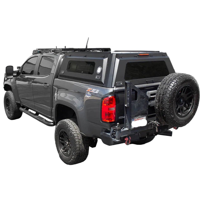 OVS Expedition PRO+ Stainless Steel Truck Cap with Full Windows for 2015 - 2022 GMC Canyon - Recon Recovery