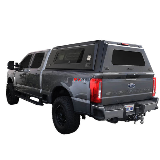 OVS Expedition PRO+ Stainless Steel Truck Cap with Full Windows for 2023 - 2026 Ford F250/F350 - Recon Recovery