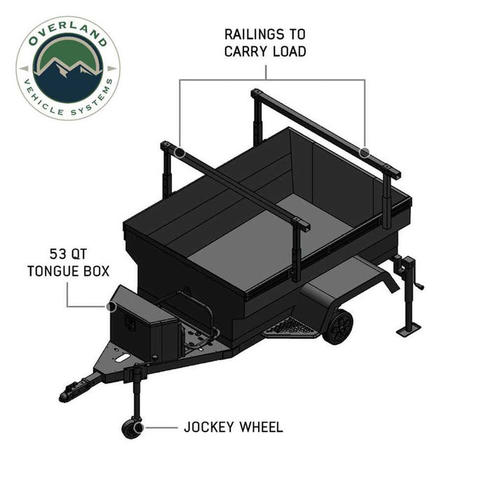 OVS Military Style Off Road Trailer Full Articulating Suspension - Recon Recovery - Recon Recovery