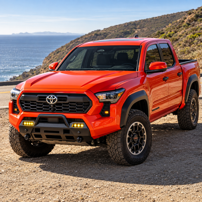 Body Armor 4x4 Hiline Front Winch Bumper for 4th Gen 2024+ Toyota Tacoma