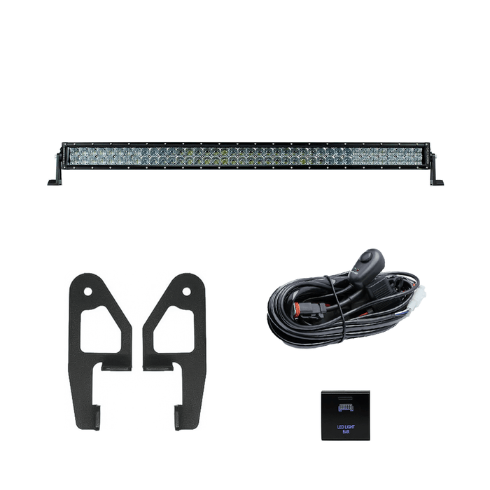 Premium Roof Rack Front Light Bar Kit for 2024+ Toyota Tacoma/2025+ Toyota 4Runner - Recon Recovery